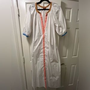 Staud crew neck long dress